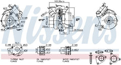 Turbolader Abgasturbolader für NISSAN RENAULT QASHQAI / +2 I X-TRAIL II III VAN