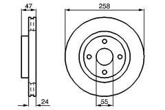 2x Bremsscheibe Vorderachse für MAZDA 323 F VI Schrägheck S Stufenheck