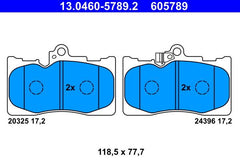 Bremsbelagsatz Scheibenbremse Vorderachse für LEXUS GS IS III RC