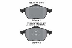 Bremsbelagsatz Scheibenbremse Vorderachse für FORD SEAT VW GALAXY I MK VAN