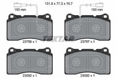 Bremsbelagsatz Scheibenbremse Vorderachse für ALFA ROMEO GIULIETTA
