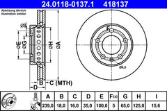 2x Bremsscheibe Vorderachse für SKODA VW FABIA II Combi I Stufenheck Praktik