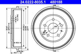 Bremstrommel Hinterachse für FORD FOCUS II Turnier Stufenheck III Kasten/Kombi