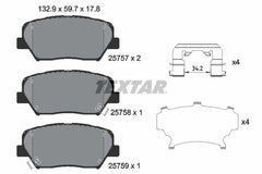 Bremsbelagsatz Scheibenbremse Vorderachse für HYUNDAI KIA GRANDEUR NEXO SANTA