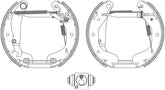 Bremsbackensatz Hinterachse für OPEL CORSA B TIGRA Kasten/Schrägheck