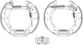 Bremsbackensatz Hinterachse für PEUGEOT RENAULT 306 Cabriolet LAGUNA I LOGAN