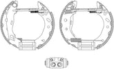 Bremsbackensatz Hinterachse für FORD MAZDA FIESTA IV KA PUMA 121 III