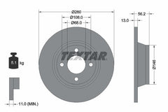 2x Bremsscheibe Vorderachse für AUDI 80 B4 Stufenheck Avant