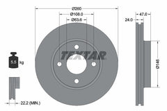 2x Bremsscheibe Vorderachse für FORD USA COUGAR MONDEO I Stufenheck Turnier II