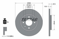 2x Bremsscheibe Vorderachse für CITROËN PEUGEOT BERLINGO / FIRST