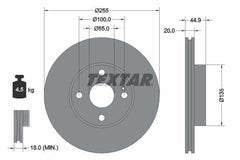 2x Bremsscheibe Vorderachse für MAZDA 323 F V MX-5 I II