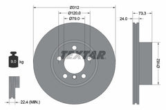 2x Bremsscheibe Vorderachse für BMW 1 2 Coupe Cabriolet 3 Touring Gran Turismo
