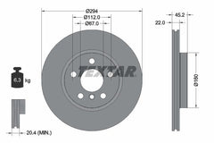 2x Bremsscheibe Vorderachse für BMW MINI 2 Active Tourer Gran X1 X2 Van