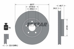 2x Bremsscheibe Vorderachse für SUBARU IMPREZA Schrägheck
