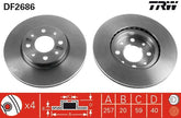 2x Bremsscheibe Vorderachse für ALFA ROMEO FIAT LANCIA 145 146 155 BARCHETTA