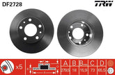 2x Bremsscheibe Vorderachse für CITROËN FIAT PEUGEOT JUMPER I Kasten Bus