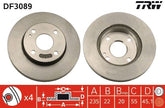 2x Bremsscheibe Vorderachse für MAZDA 323 C IV V F VI Schrägheck P S Stufenheck