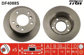 2x Bremsscheibe Hinterachse für MERCEDES-BENZ VW G-KLASSE Cabrio SPRINTER 2-t