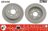 2x Bremsscheibe Hinterachse für MERCEDES-BENZ M-KLASSE