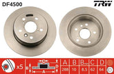 2x Bremsscheibe Hinterachse für TOYOTA LEXUS CAMRY Kombi ES RX