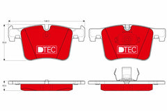 Bremsbelagsatz Scheibenbremse Vorderachse für BMW 1 2 Coupe Cabriolet 3 Gran