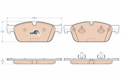 Bremsbelagsatz Scheibenbremse Vorderachse für MERCEDES-BENZ GL-KLASSE GLE Coupe