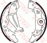 Bremsbackensatz Hinterachse für HYUNDAI H-1 / STAREX Bus Kasten