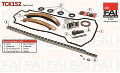 Steuerkettensatz für MERCEDES-BENZ 124 Stufenheck Coupe T-Model C-KLASSE