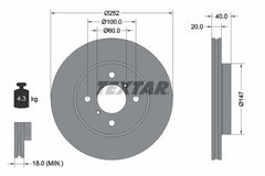 2x Bremsscheibe Vorderachse für SUZUKI SWIFT III IV