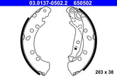 Bremsbackensatz Hinterachse für DAIHATSU TOYOTA CHARADE VIII YARIS