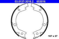 Bremsbackensatz Feststellbremse Hinterachse für HYUNDAI KIA TUCSON Kasten/SUV