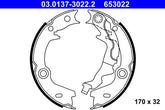 Bremsbackensatz Feststellbremse Hinterachse für HYUNDAI KIA ACCENT III