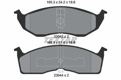 Bremsbelagsatz Scheibenbremse Vorderachse für CHRYSLER DODGE PLYMOUTH CONCORDE