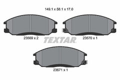 Bremsbelagsatz Scheibenbremse Vorderachse für SSANGYONG HYUNDAI DAEWOO ACTYON I