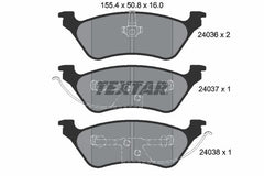 Bremsbelagsatz Scheibenbremse Hinterachse für CHRYSLER DODGE VOYAGER / GRAND