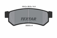 Bremsbelagsatz Scheibenbremse Hinterachse für CHEVROLET LACETTI Stufenheck
