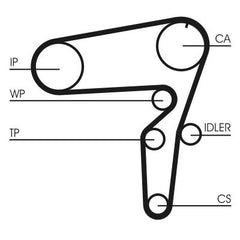 Zahnriemen für ALFA ROMEO FIAT LANCIA 147 156 Sportwagon 166 GT STILO Multi