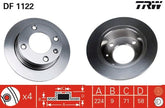 2x Bremsscheibe Hinterachse für CITROËN XANTIA Break