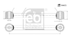 Querlenker Hinterachse für JEEP COMMANDER GRAND CHEROKEE II III