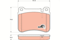 Bremsbelagsatz Scheibenbremse Vorderachse für MERCEDES-BENZ C-KLASSE T-Model
