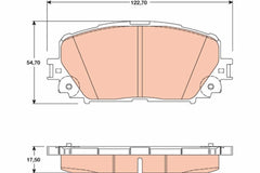 Bremsbelagsatz Scheibenbremse Vorderachse für TOYOTA RACTIS YARIS / VIOS