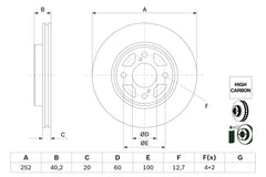 2x Bremsscheibe Vorderachse für SUZUKI BALENO SWIFT V VI