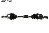 Antriebswelle Vorderachse links für NISSAN RENAULT MICRA III C+C NOTE MEGANE II