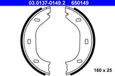 Bremsbackensatz Feststellbremse Hinterachse für ALFA ROMEO BMW SPIDER 2.5-3.2