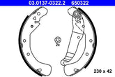Bremsbackensatz Hinterachse für OPEL ASTRA F Caravan G Stufenheck CC Coupe