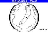 Bremsbackensatz Hinterachse für CITROËN OPEL PEUGEOT SUZUKI TOYOTA C1 II AGILA