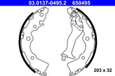 Bremsbackensatz Hinterachse für HYUNDAI KIA ACCENT III Stufenheck RIO II