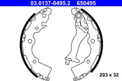 Bremsbackensatz Hinterachse für HYUNDAI KIA ACCENT III Stufenheck RIO II