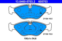 Bremsbelagsatz Scheibenbremse Vorderachse für SAAB 9000 Schrägheck