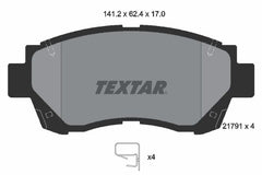 Bremsbelagsatz Scheibenbremse Vorderachse für TOYOTA LEXUS CAMRY Kombi CELICA